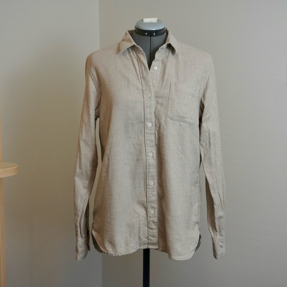 Muji Brushed Button Down Shirt